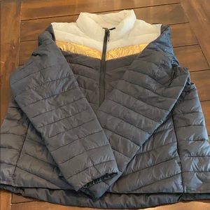 Navy and RoseGold Puffer Jacket